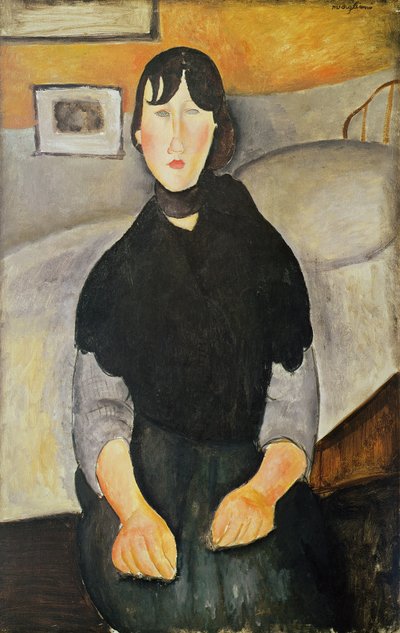Giovane donna del popolo da Amedeo Modigliani